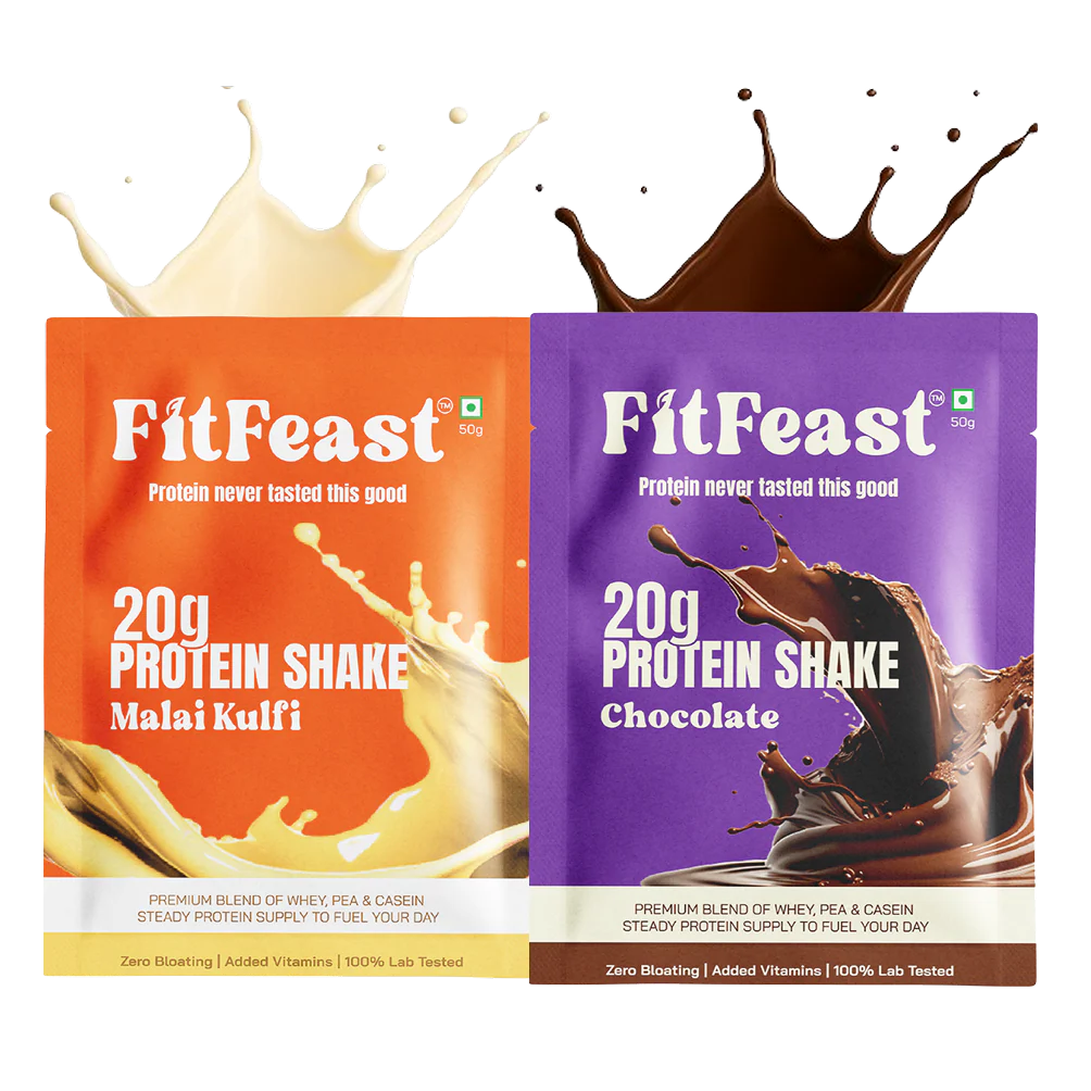 Assorted Protein Sachet Pack – Chocolate & Malai Kulfi