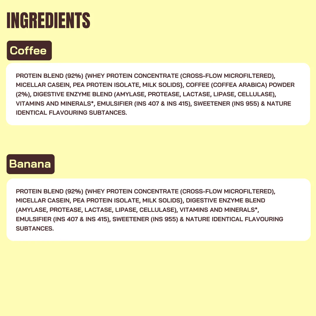 Assorted Protein Sachet Pack – Banana & Coffee Flavour | Buy 1 Get 1 - Image 7