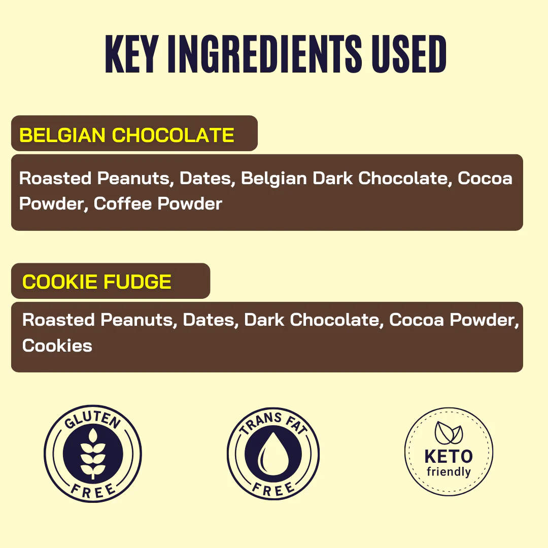 Belgian Chocolate & Cookie Fudge Peanut Butter (150g Each) - Image 4