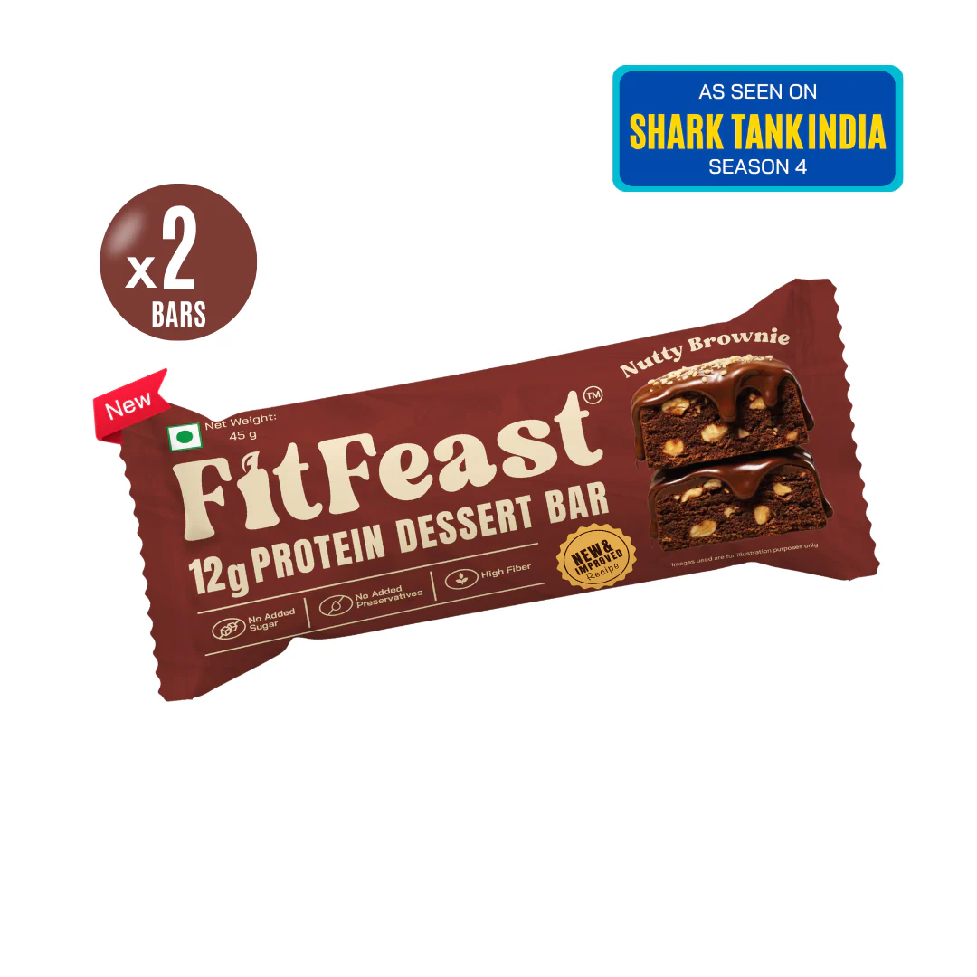 Dessert Protein Bar – Nutty Brownie (Pack of 2)