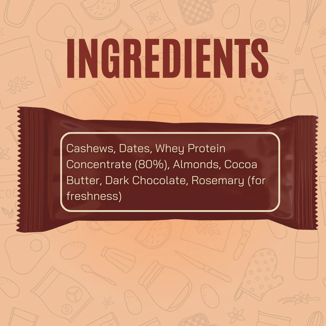 Dessert Protein Bars – Nutty Brownie x 3 - Image 3