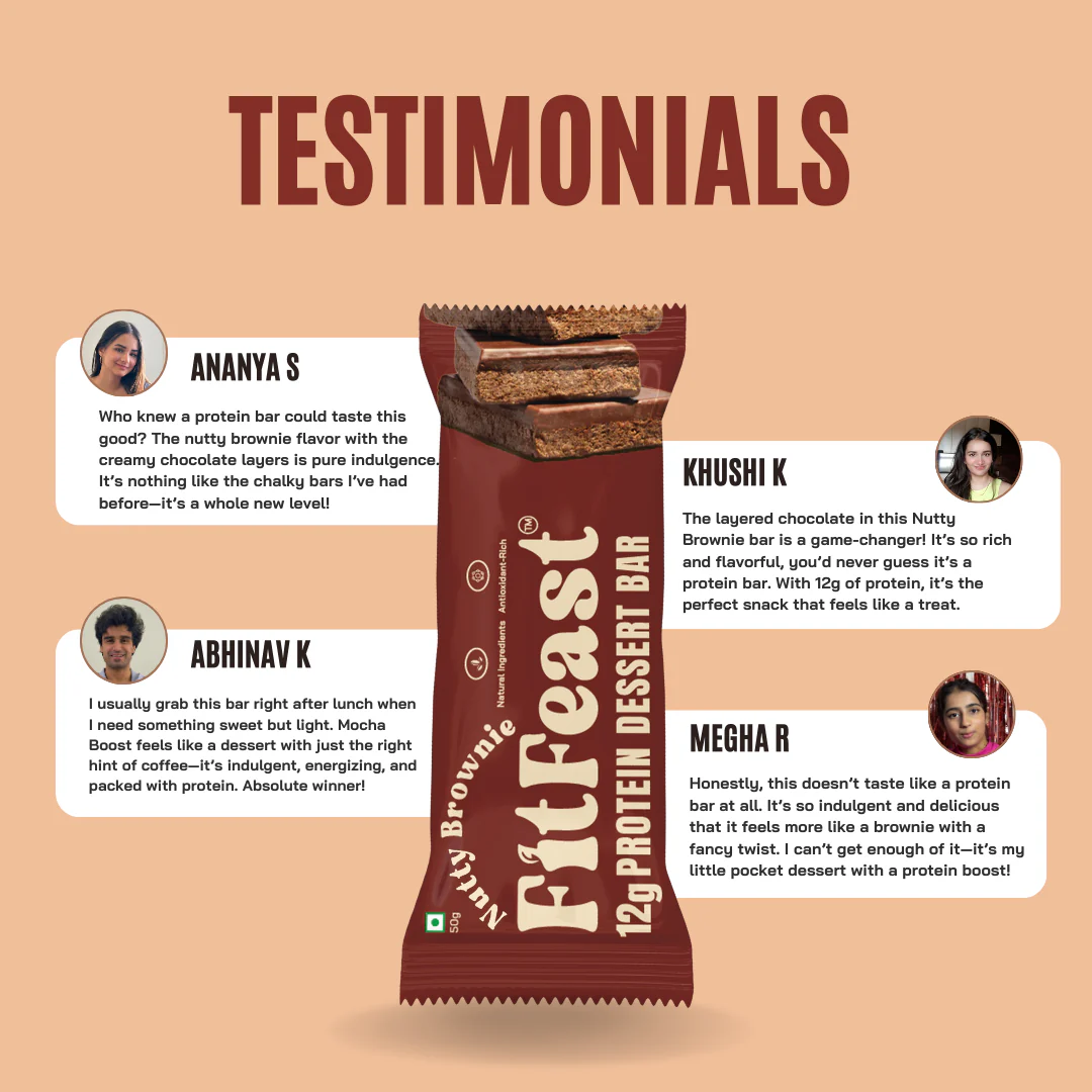 Dessert Protein Bars – Nutty Brownie x 3 - Image 6