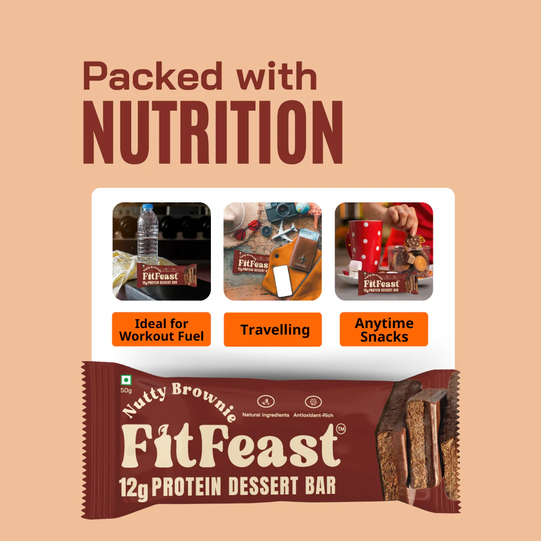 Dessert Protein Bars – Nutty Brownie x 3 - Image 7