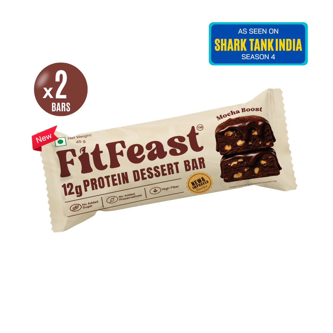 Dessert Protein Bars – Mocha Boost (Pack of 2)