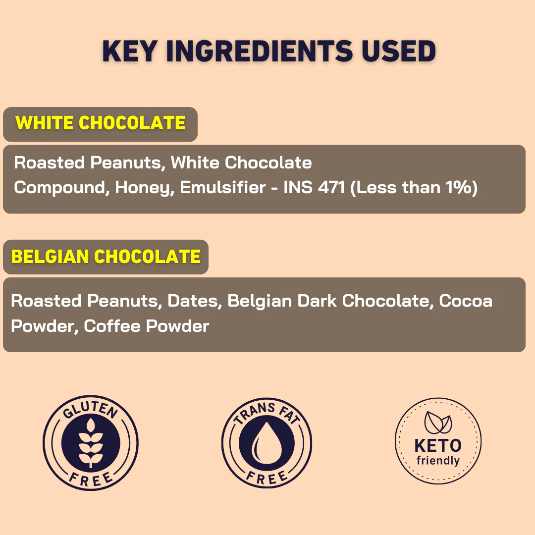 White Chocolate & Belgian Chocolate Peanut Butter (150g Each) - Image 8