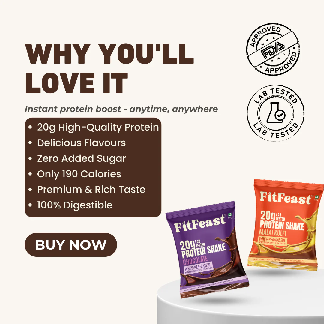 Assorted Protein Sachet Pack – Chocolate & Malai Kulfi (2 Sachets | 1 Each) | 20g Protein Per Serving - Image 11