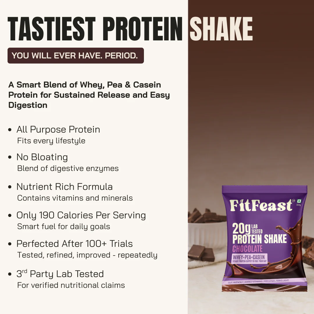 Assorted Protein Sachet Pack – Chocolate & Malai Kulfi (2 Sachets | 1 Each) | 20g Protein Per Serving - Image 8