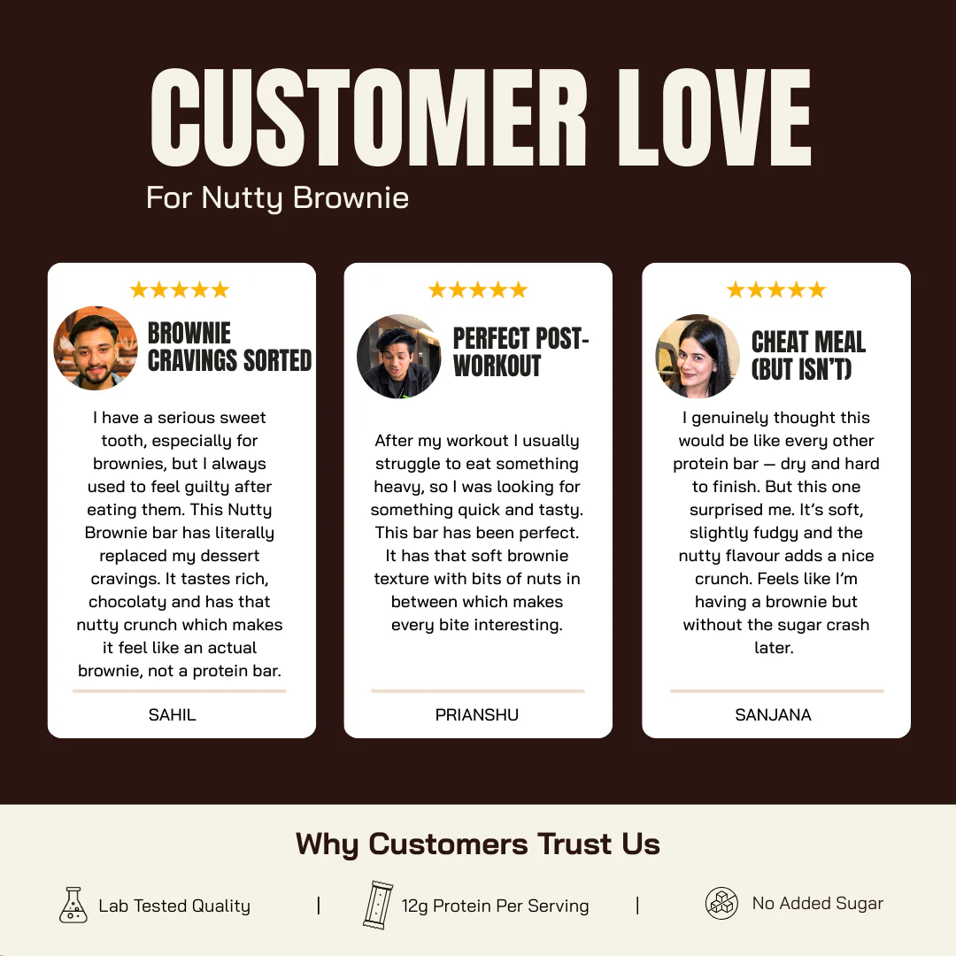 Dessert Protein Bar – Nutty Brownie (Single Bar) - Image 7