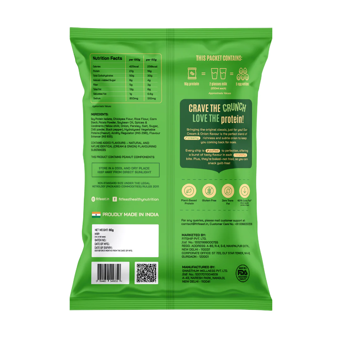 Protein Chips Cream & Onion | As Seen on Shark Tank - Image 8