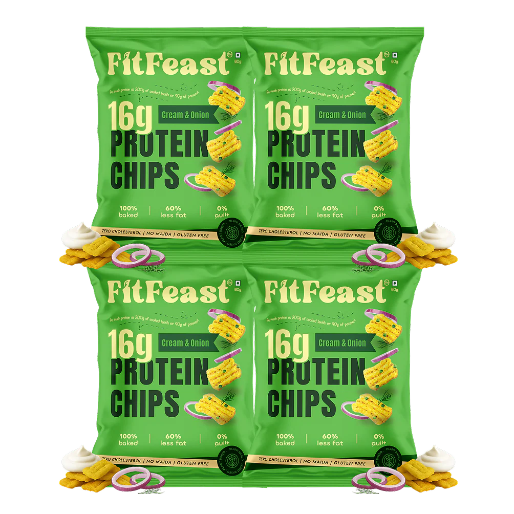 Protein Chips Cream & Onion x 4