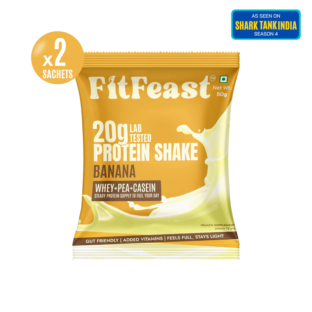 Protein Sachet - Banana Flavour (Pack of 2) (50g Sachet)