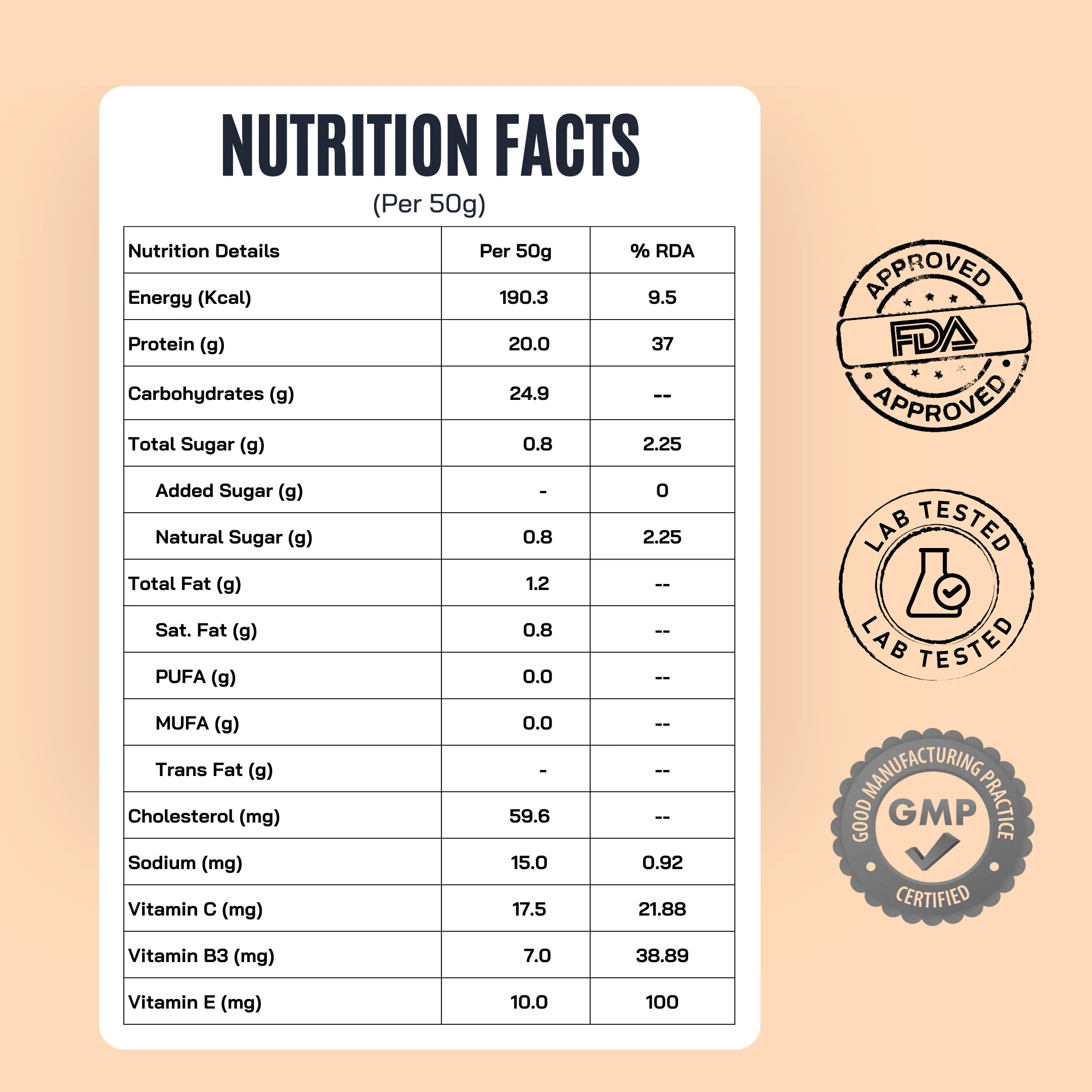 Protein Sachet - Malai Kulfi Flavour - Image 4