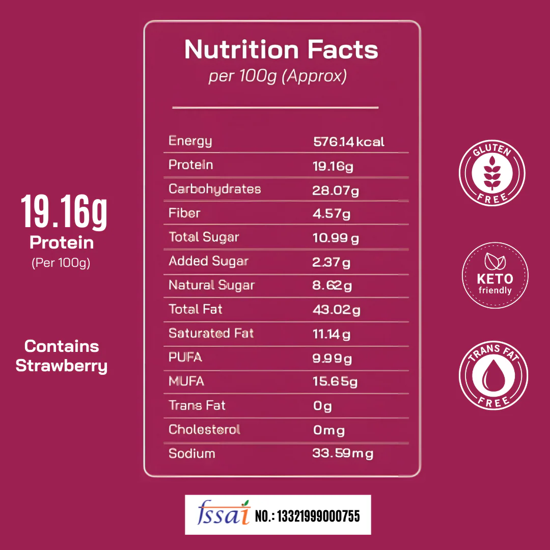 Strawberry Peanut Butter 400g - Image 4